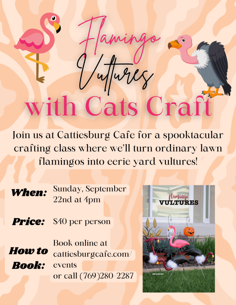 Flamingo to Vultures with Cats Craft