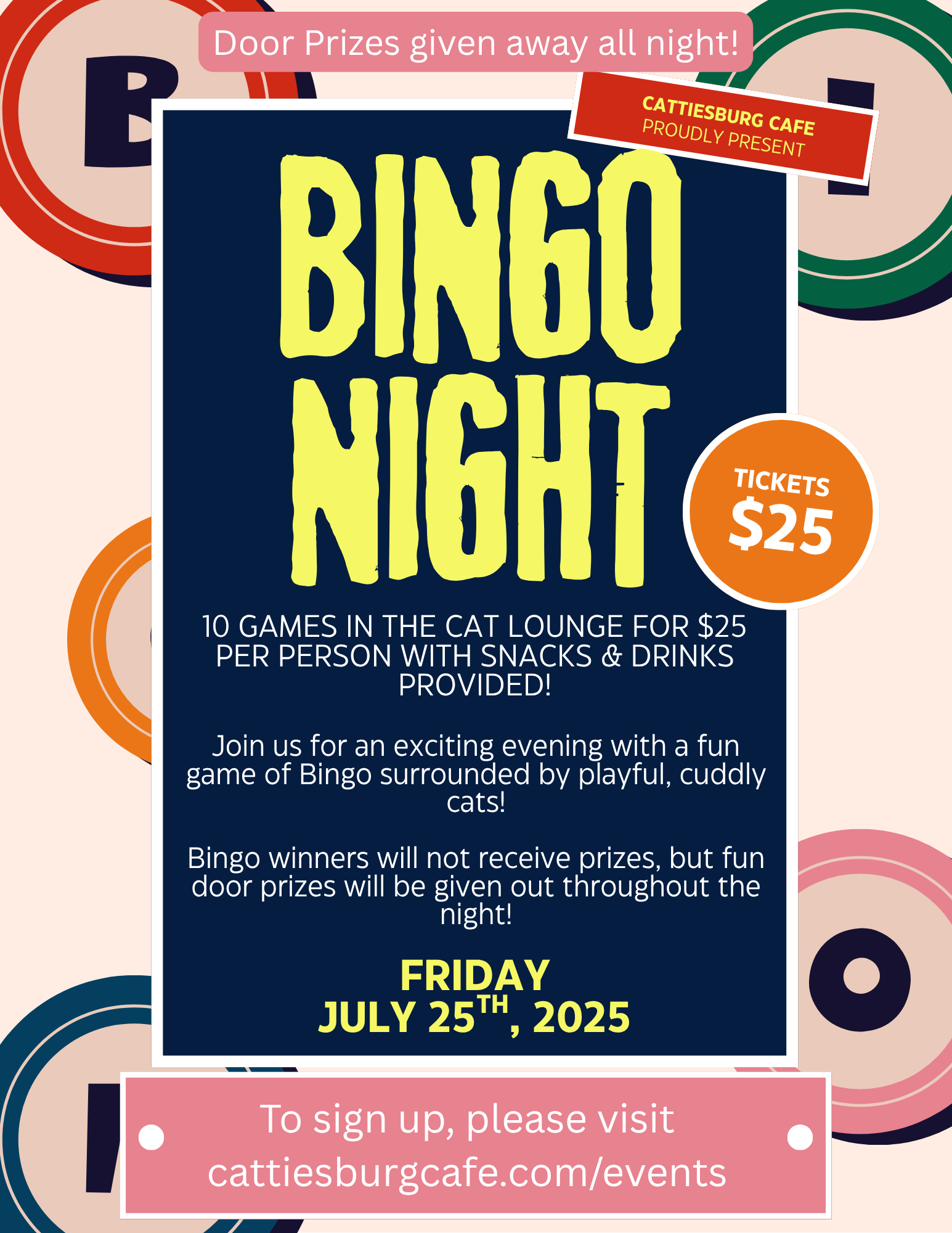 Bingo Night with Cats